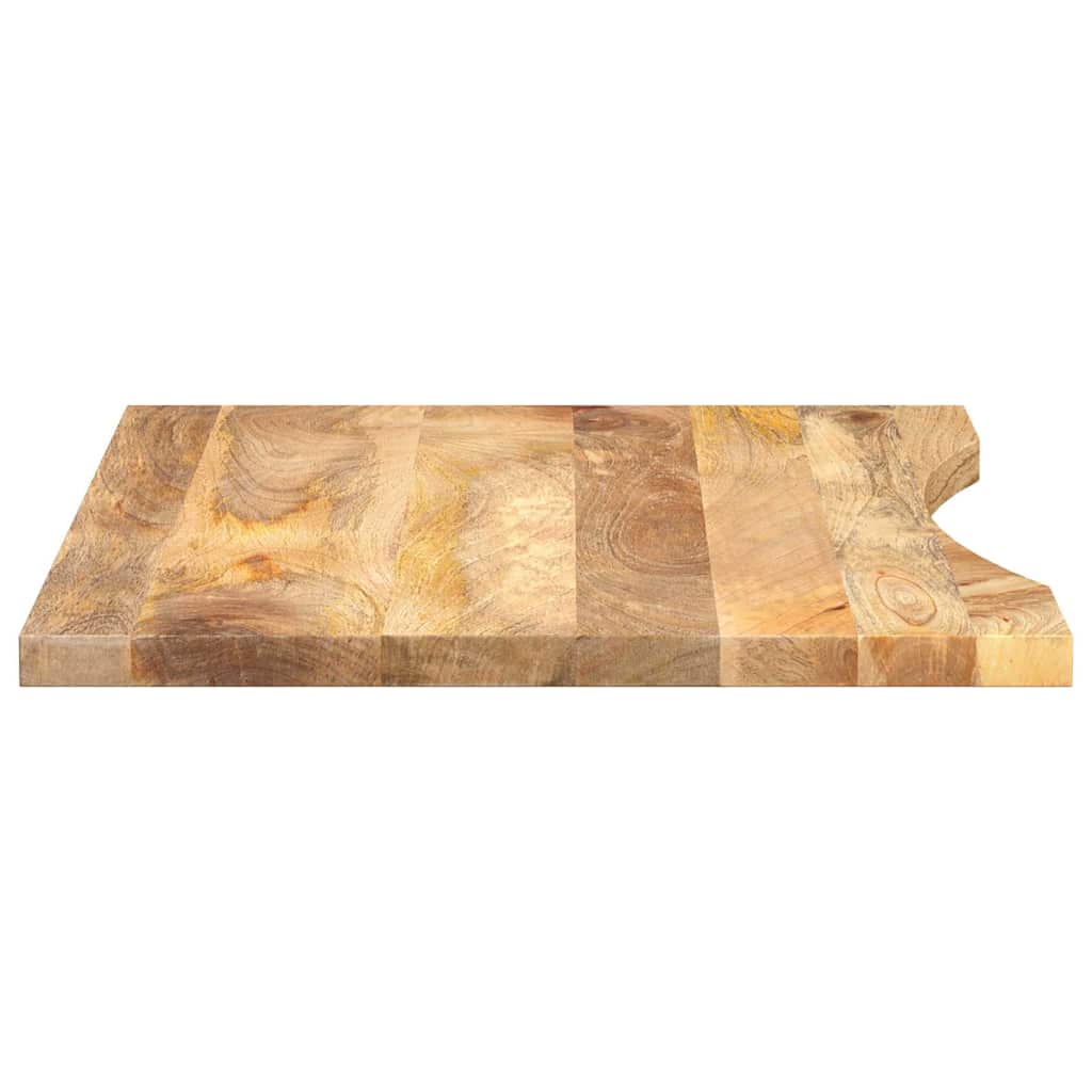 vidaXL Blat biurka, z wycięciem, 100x60x2,5 cm, surowe drewno mango