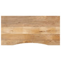 vidaXL Blat biurka, z wycięciem, 120x60x2,5 cm, surowe drewno mango