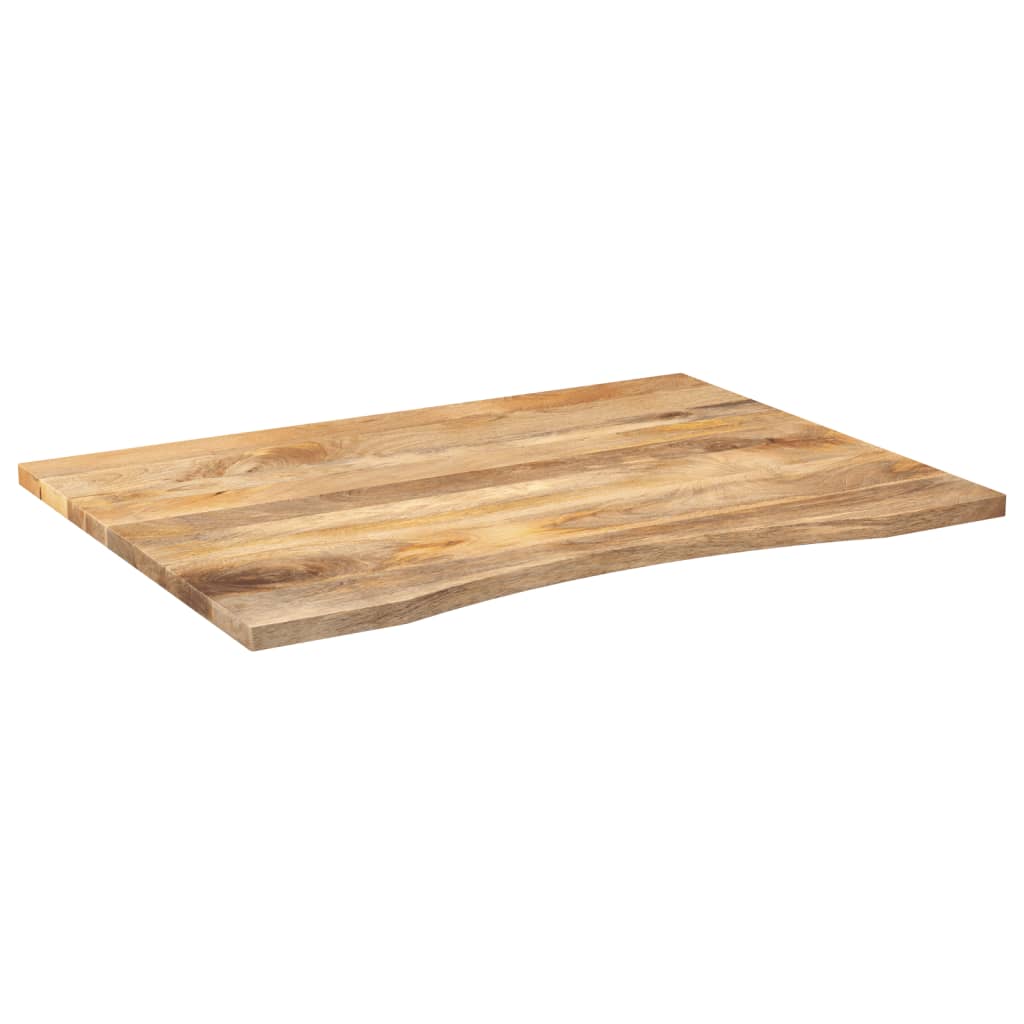 vidaXL Blat biurka, z wycięciem, 110x80x2,5 cm, surowe drewno mango