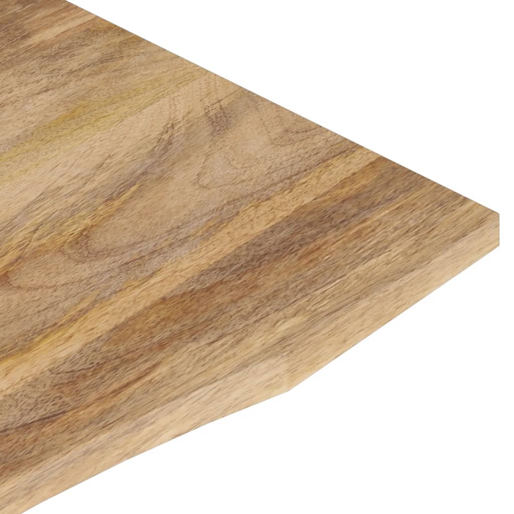 vidaXL Blat biurka, z wycięciem, 110x80x2,5 cm, surowe drewno mango