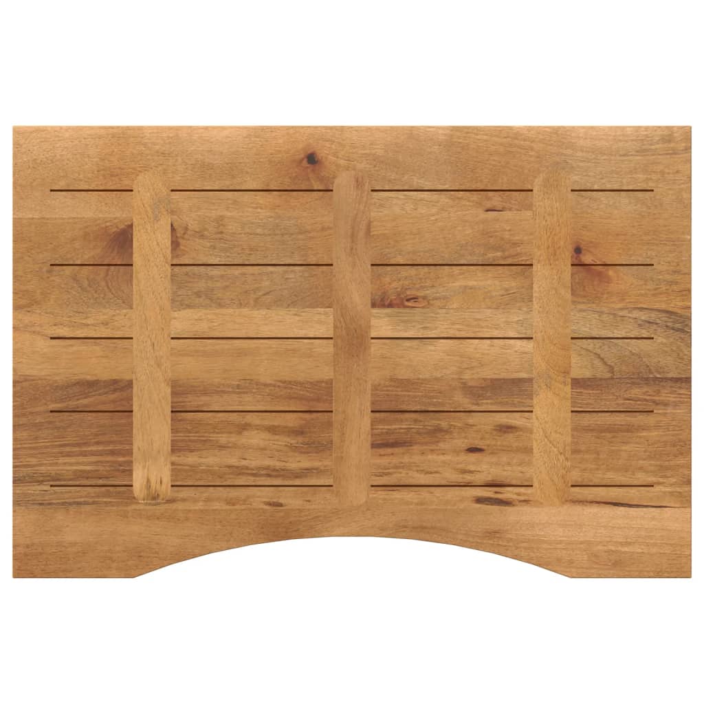 vidaXL Blat biurka, z wycięciem, 100x50x2,5 cm, surowe drewno mango