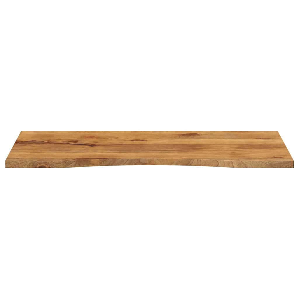 vidaXL Blat biurka, z wycięciem, 110x50x2,5 cm, surowe drewno mango