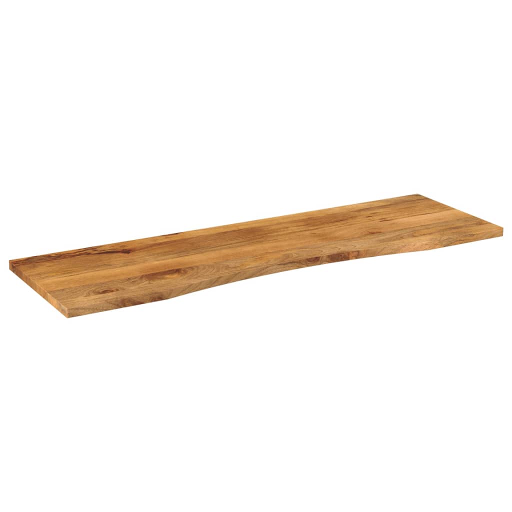 vidaXL Blat biurka, z wycięciem, 160x50x2,5 cm, surowe drewno mango