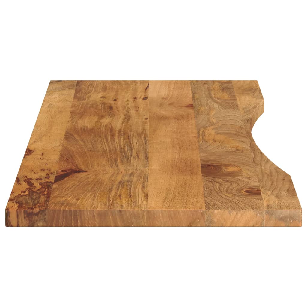 vidaXL Blat biurka, z wycięciem, 160x50x2,5 cm, surowe drewno mango