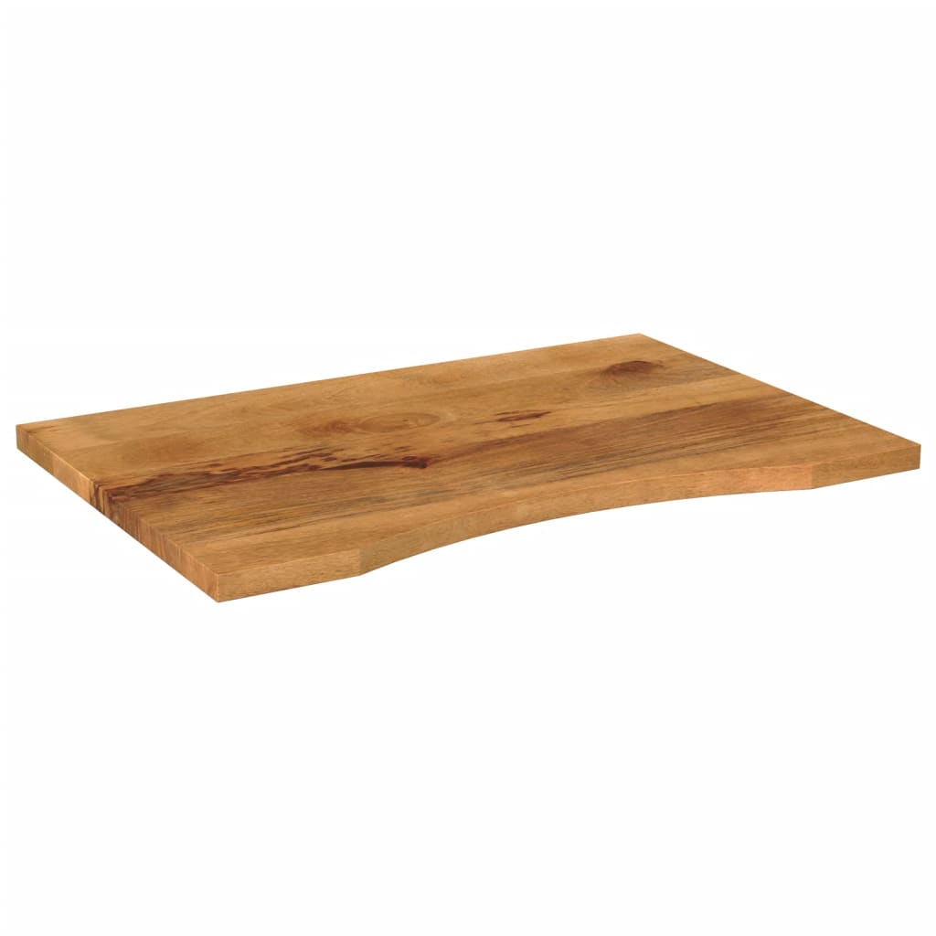 vidaXL Blat biurka, z wycięciem, 90x60x2,5 cm, surowe drewno mango