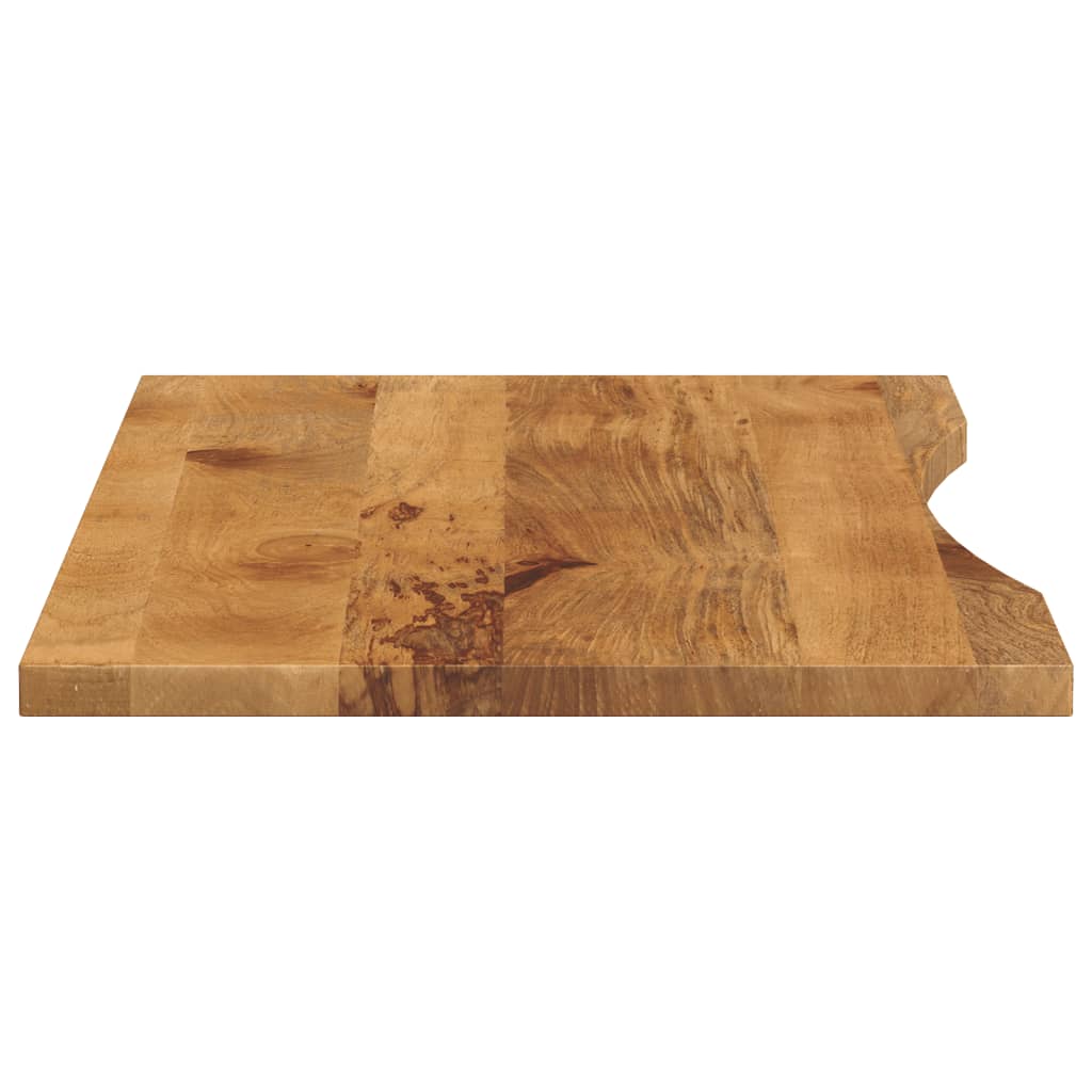 vidaXL Blat biurka, z wycięciem, 140x60x2,5 cm, surowe drewno mango