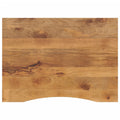 vidaXL Blat biurka, z wycięciem, 100x80x2,5 cm, surowe drewno mango