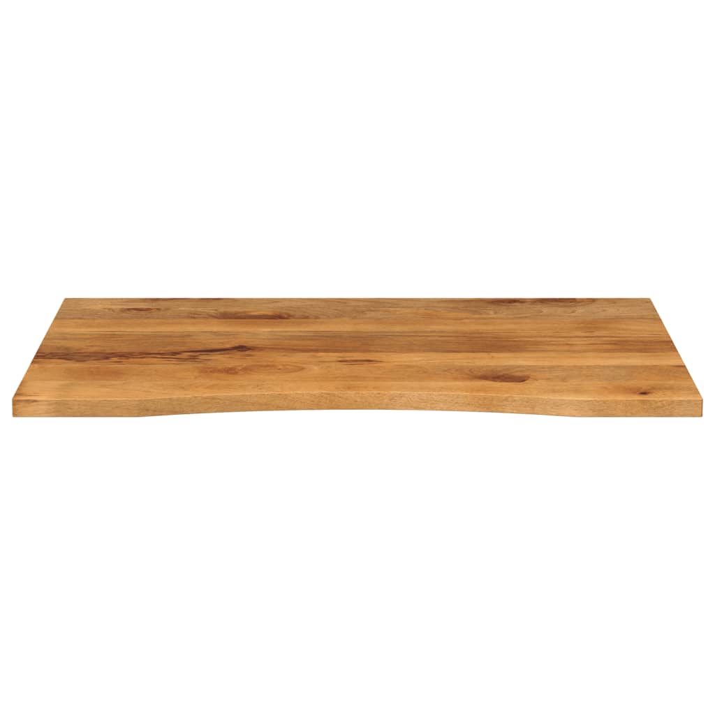 vidaXL Blat biurka, z wycięciem, 100x80x2,5 cm, surowe drewno mango