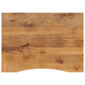 vidaXL Blat biurka, z wycięciem, 110x80x2,5 cm, surowe drewno mango