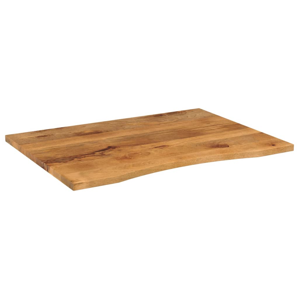 vidaXL Blat biurka, z wycięciem, 110x80x2,5 cm, surowe drewno mango