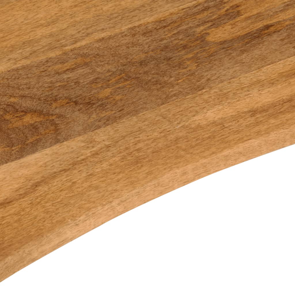 vidaXL Blat biurka, z wycięciem, 110x80x2,5 cm, surowe drewno mango