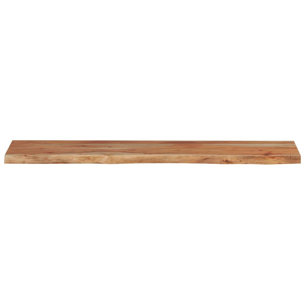 vidaXL Półka ścienna, 100x20x2,5cm, drewno akacjowe, naturalna krawędź
