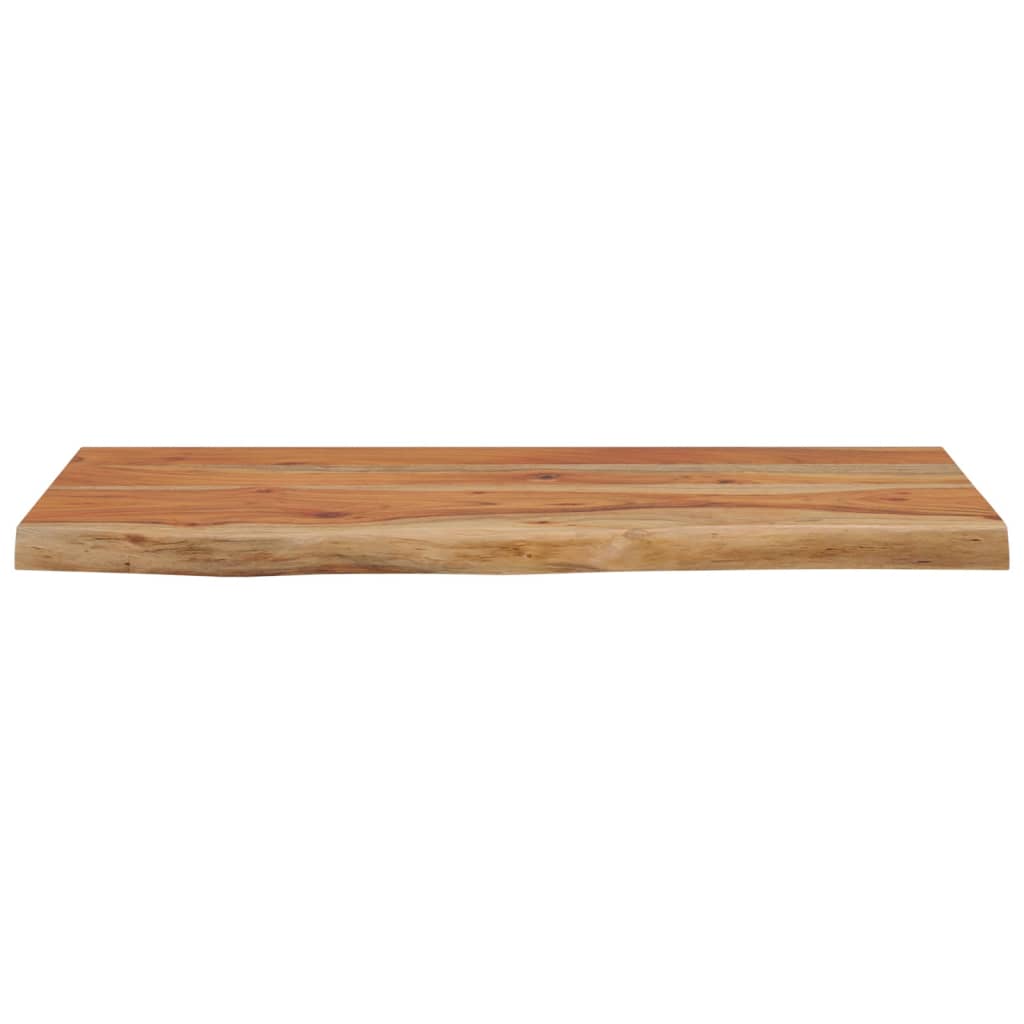vidaXL Półka ścienna, 60x30x2,5 cm, drewno akacjowe, naturalna krawędź
