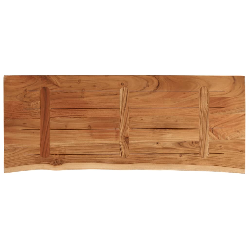 vidaXL Blat do stołu, 90x40x2,5 cm, drewno akacjowe, naturalna krawędź