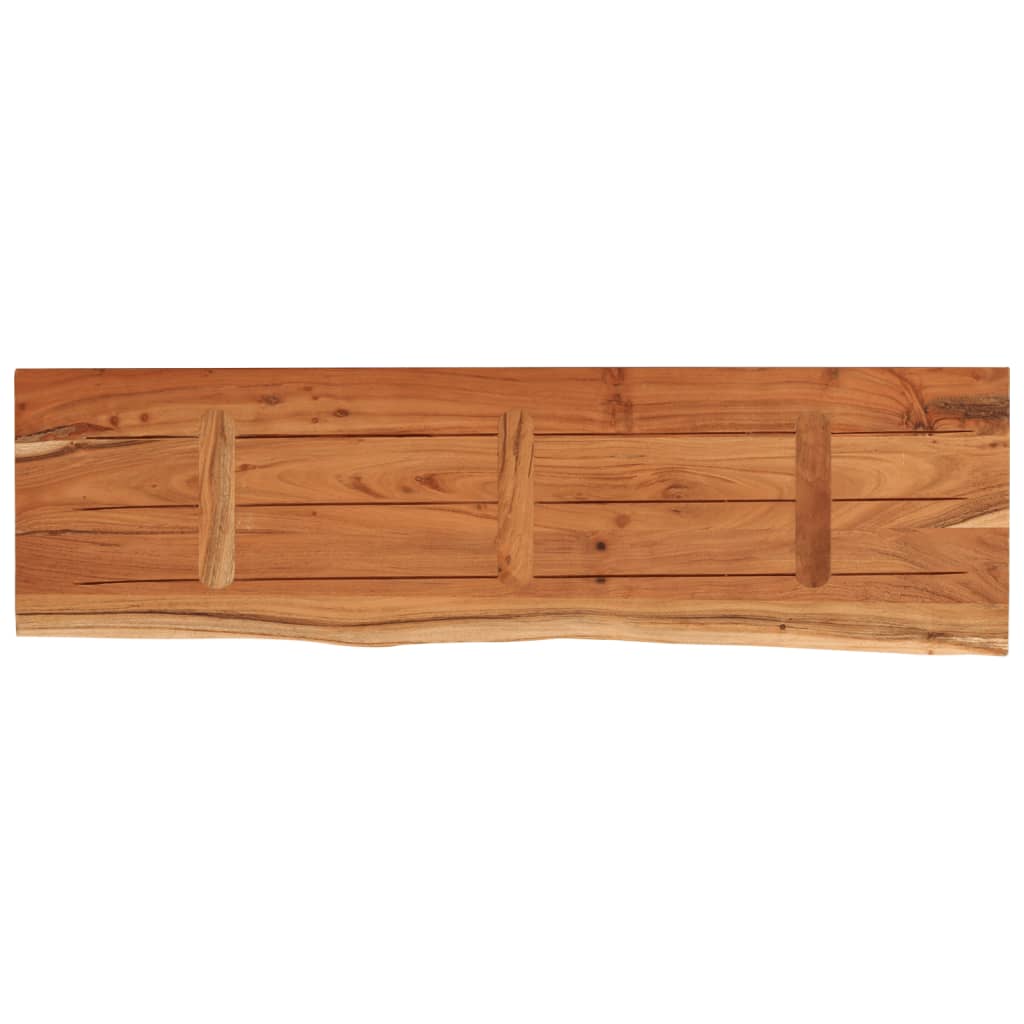 vidaXL Blat do stołu, 120x40x2,5cm, drewno akacjowe, naturalna krawędź