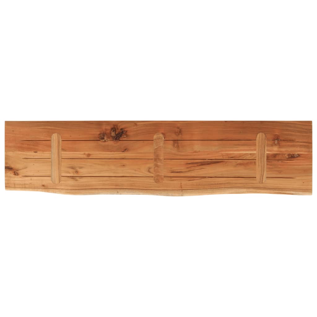 vidaXL Blat do stołu, 160x40x2,5cm, drewno akacjowe, naturalna krawędź