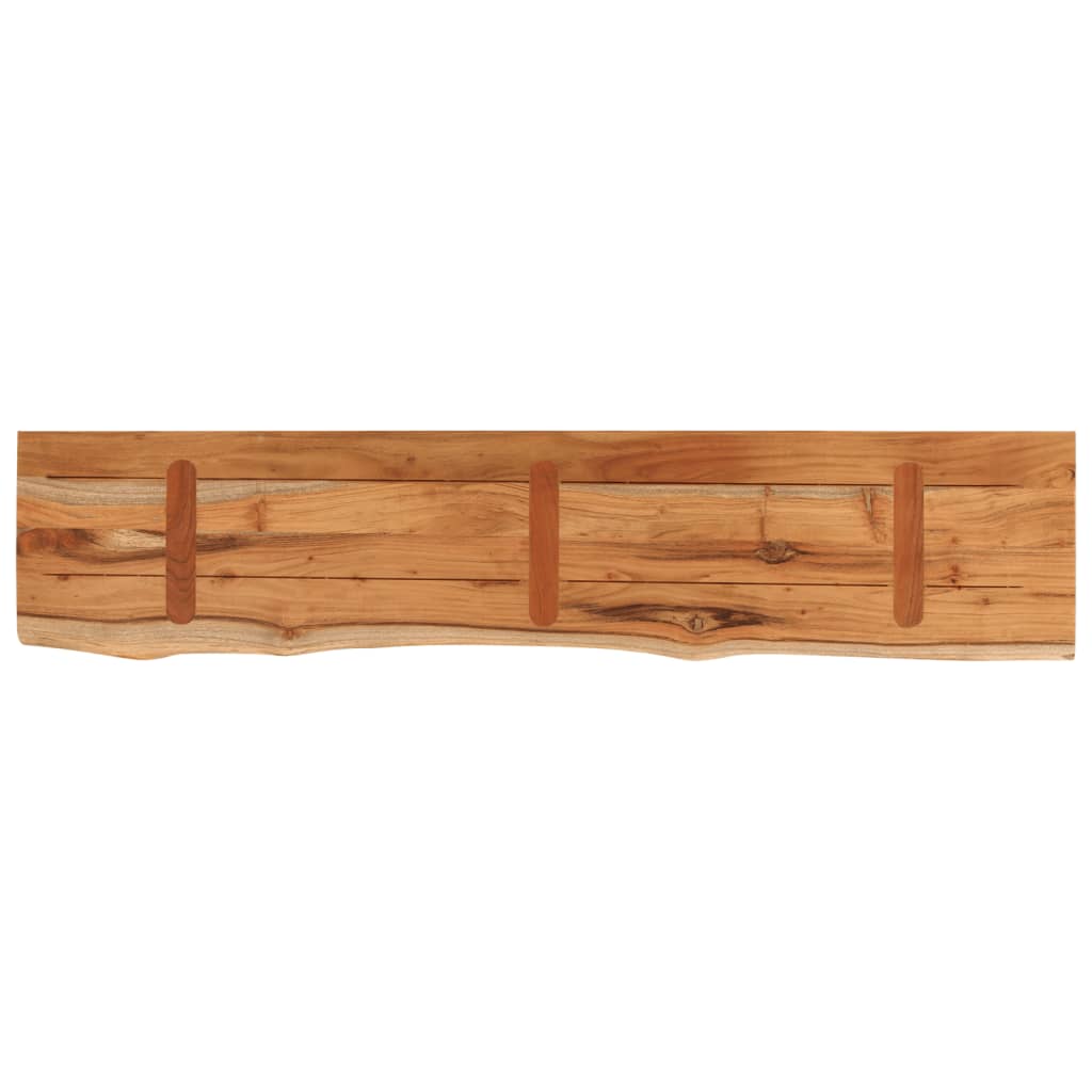 vidaXL Blat do stołu, 180x40x2,5cm, drewno akacjowe, naturalna krawędź