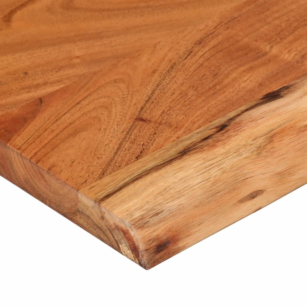 vidaXL Półka ścienna, 60x20x3,8 cm, drewno akacjowe, naturalna krawędź