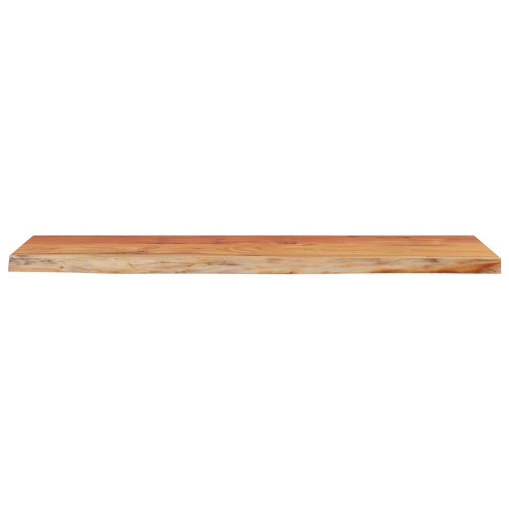 vidaXL Półka ścienna, 80x20x3,8 cm, drewno akacjowe, naturalna krawędź