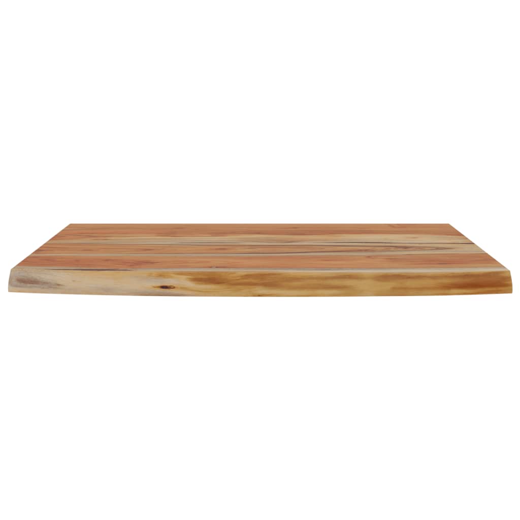 vidaXL Półka ścienna, 50x30x3,8 cm, drewno akacjowe, naturalna krawędź