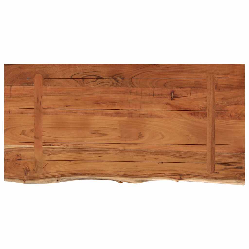 vidaXL Blat do stołu, 80x40x3,8 cm, drewno akacjowe, naturalna krawędź