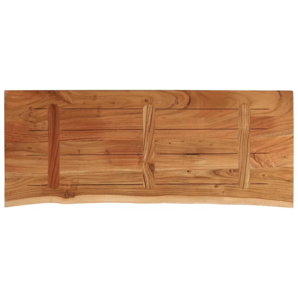 vidaXL Blat do stołu, 110x40x3,8cm, drewno akacjowe, naturalna krawędź