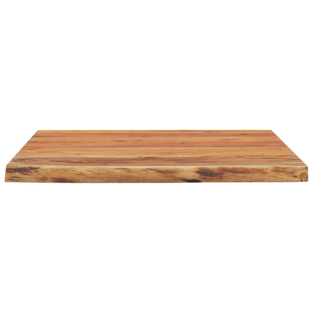 vidaXL Blat biurka, 80x80x3,8 cm, drewno akacjowe, naturalna krawędź