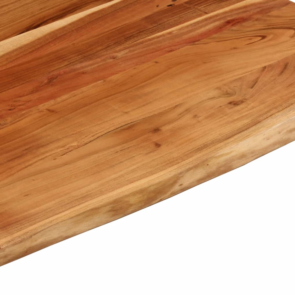 vidaXL Blat biurka, 110x80x3,8 cm, drewno akacjowe, naturalna krawędź