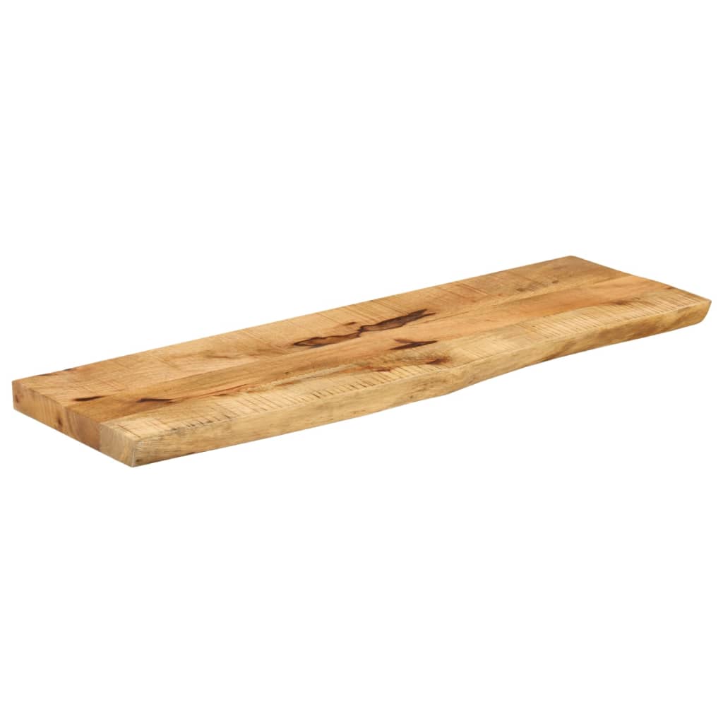 vidaXL Blat stołu, 100x20x2,5 cm, naturalna krawędź, drewno mango