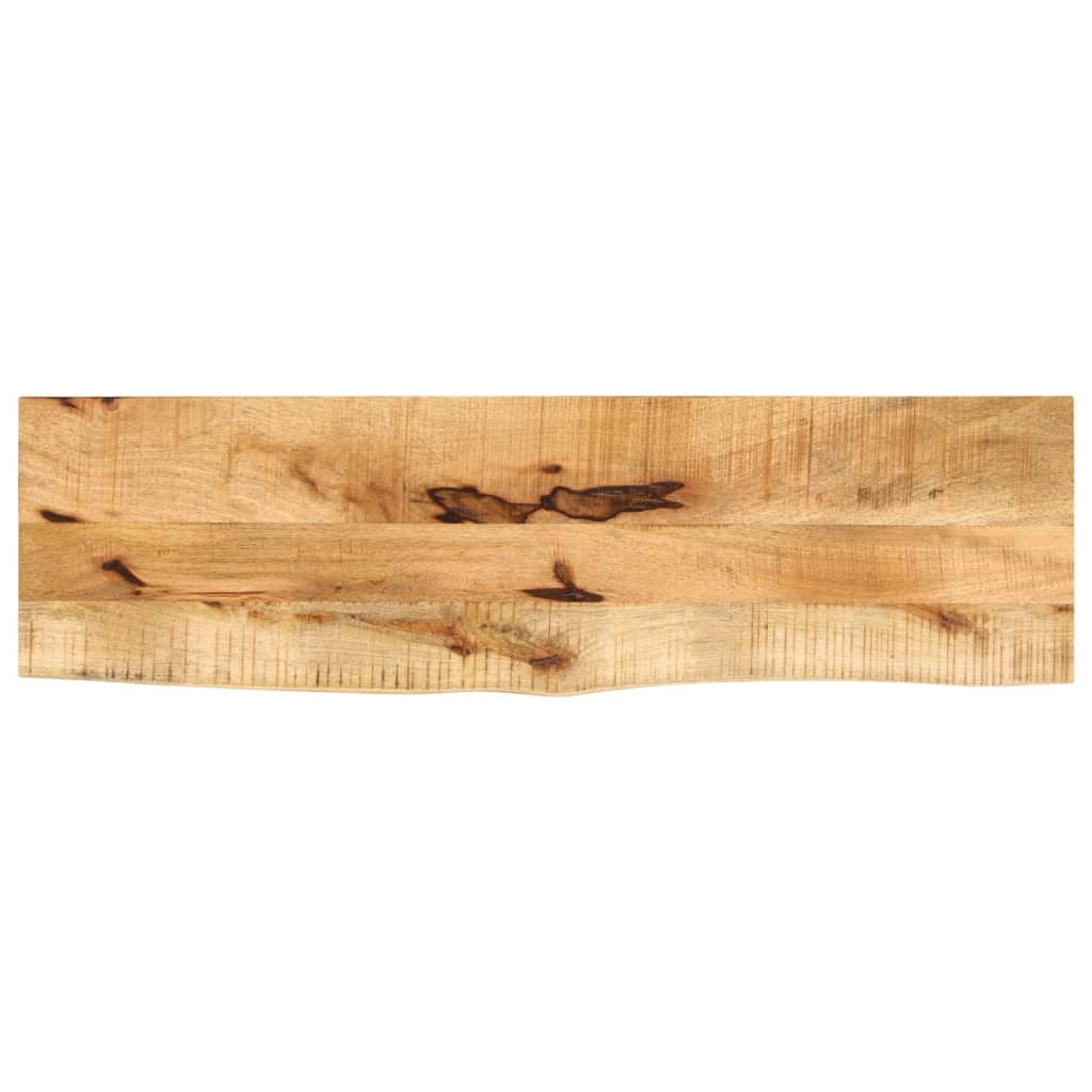 vidaXL Blat stołu, 100x30x2,5 cm, naturalna krawędź, drewno mango