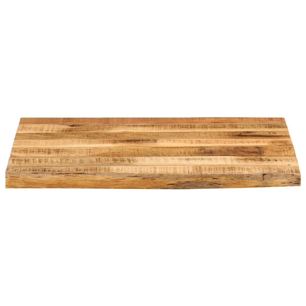 vidaXL Blat stołu, 40x40x2,5cm, naturalna krawędź, surowe drewno mango