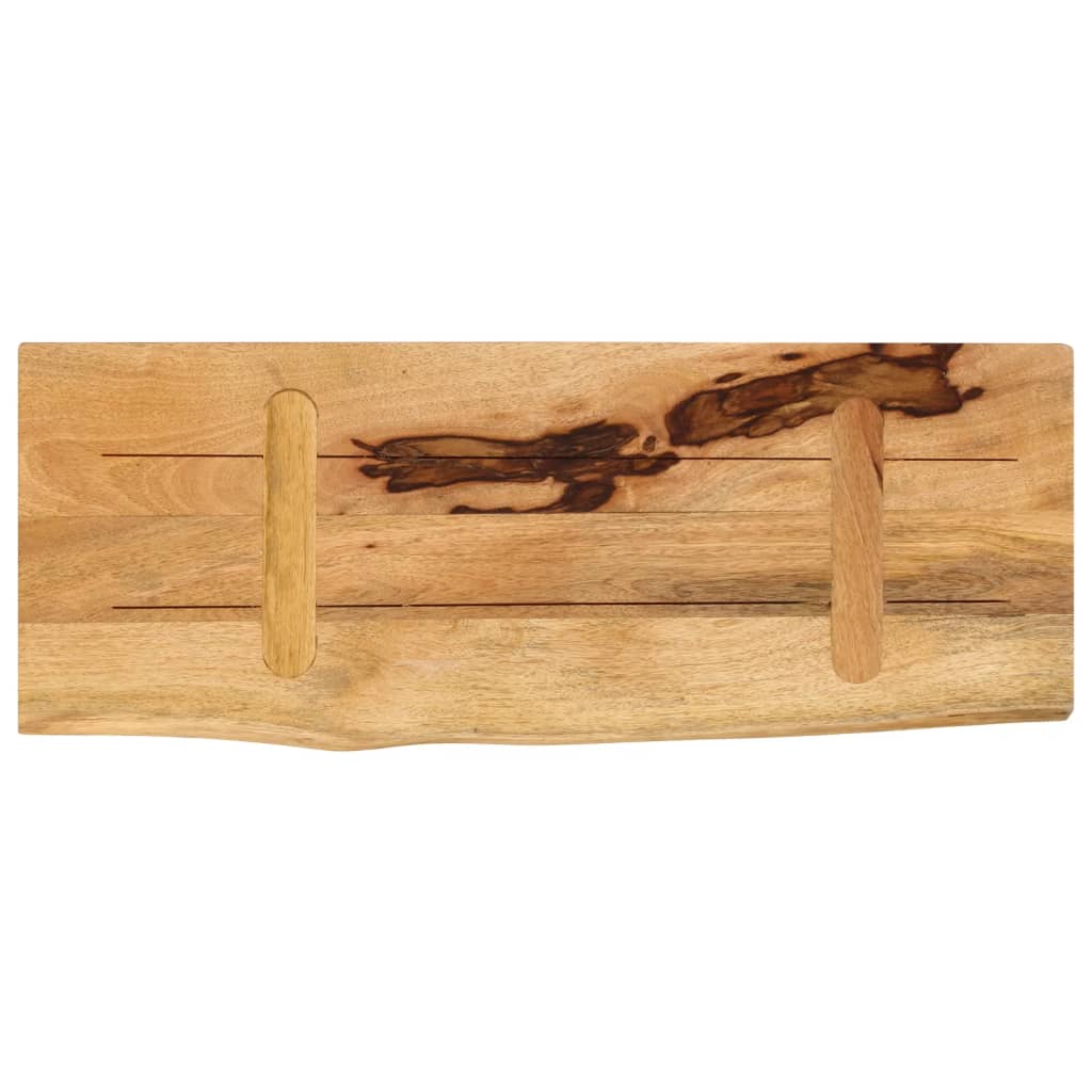 vidaXL Blat stołu, 70x40x2,5cm, naturalna krawędź, surowe drewno mango
