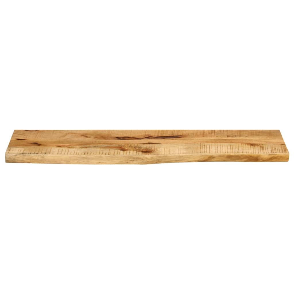 vidaXL Blat stołu, 120x40x2,5 cm, naturalna krawędź, drewno mango