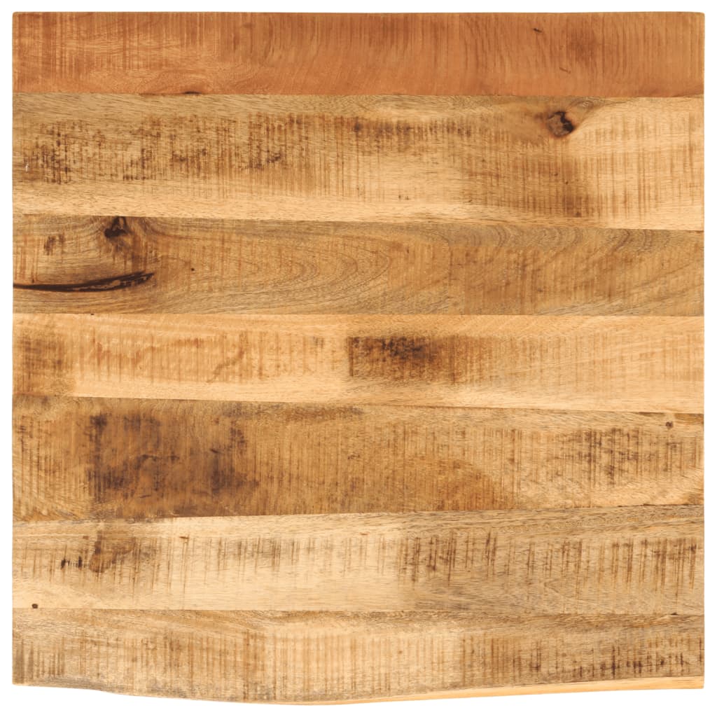 vidaXL Blat stołu, 60x60x2,5cm, naturalna krawędź, surowe drewno mango
