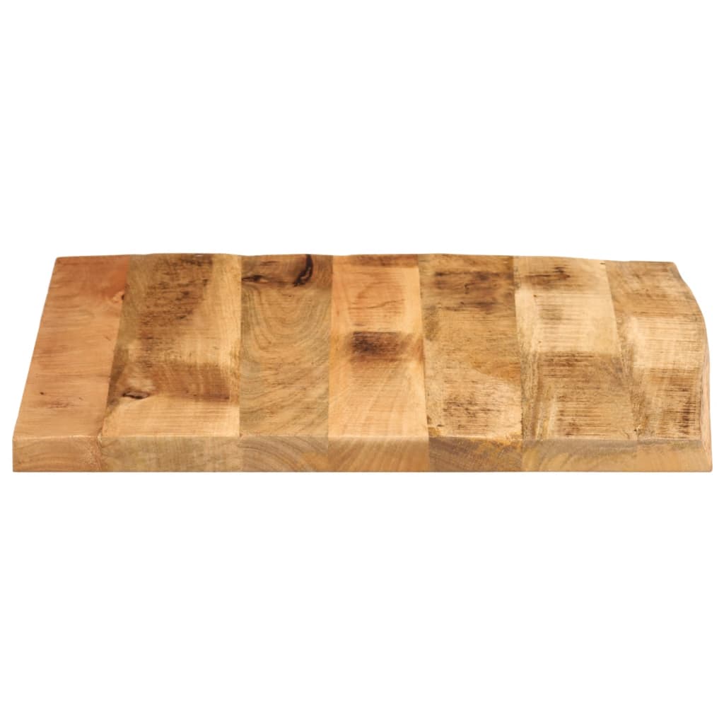 vidaXL Blat stołu, 60x60x2,5cm, naturalna krawędź, surowe drewno mango
