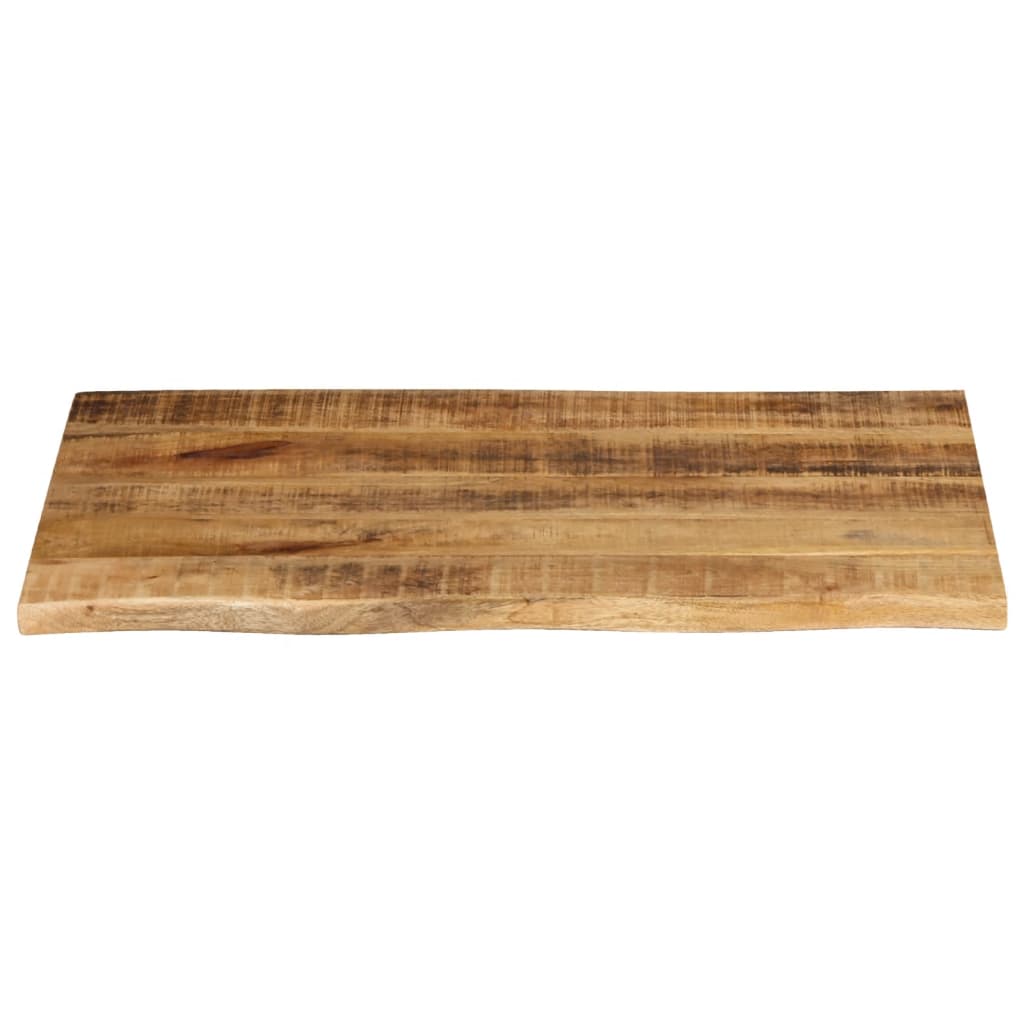 vidaXL Blat stołu, 90x60x2,5cm, naturalna krawędź, surowe drewno mango