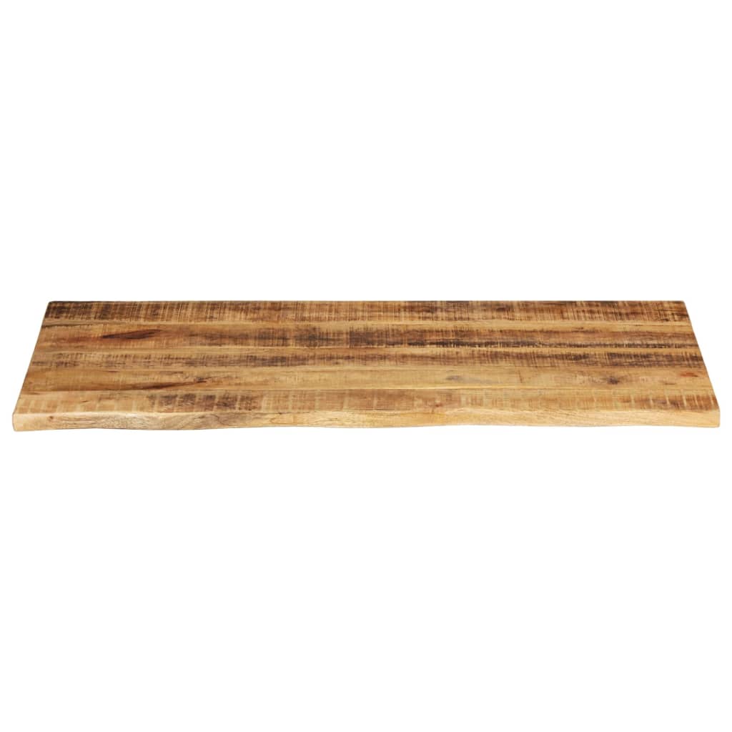 vidaXL Blat stołu, 100x60x2,5cm, naturalna krawędź surowe drewno mango
