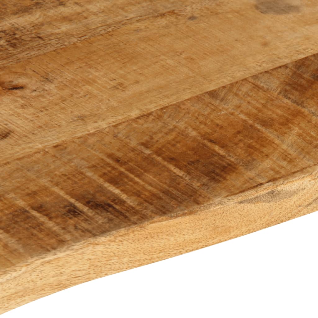 vidaXL Blat stołu, 100x60x2,5cm, naturalna krawędź surowe drewno mango