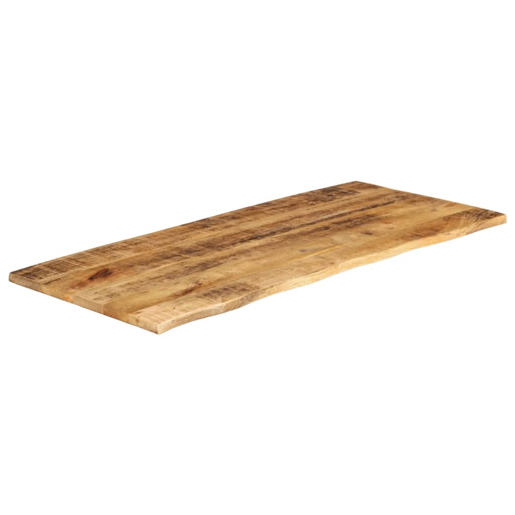 vidaXL Blat stołu, 140x60x2,5 cm, naturalna krawędź, drewno mango
