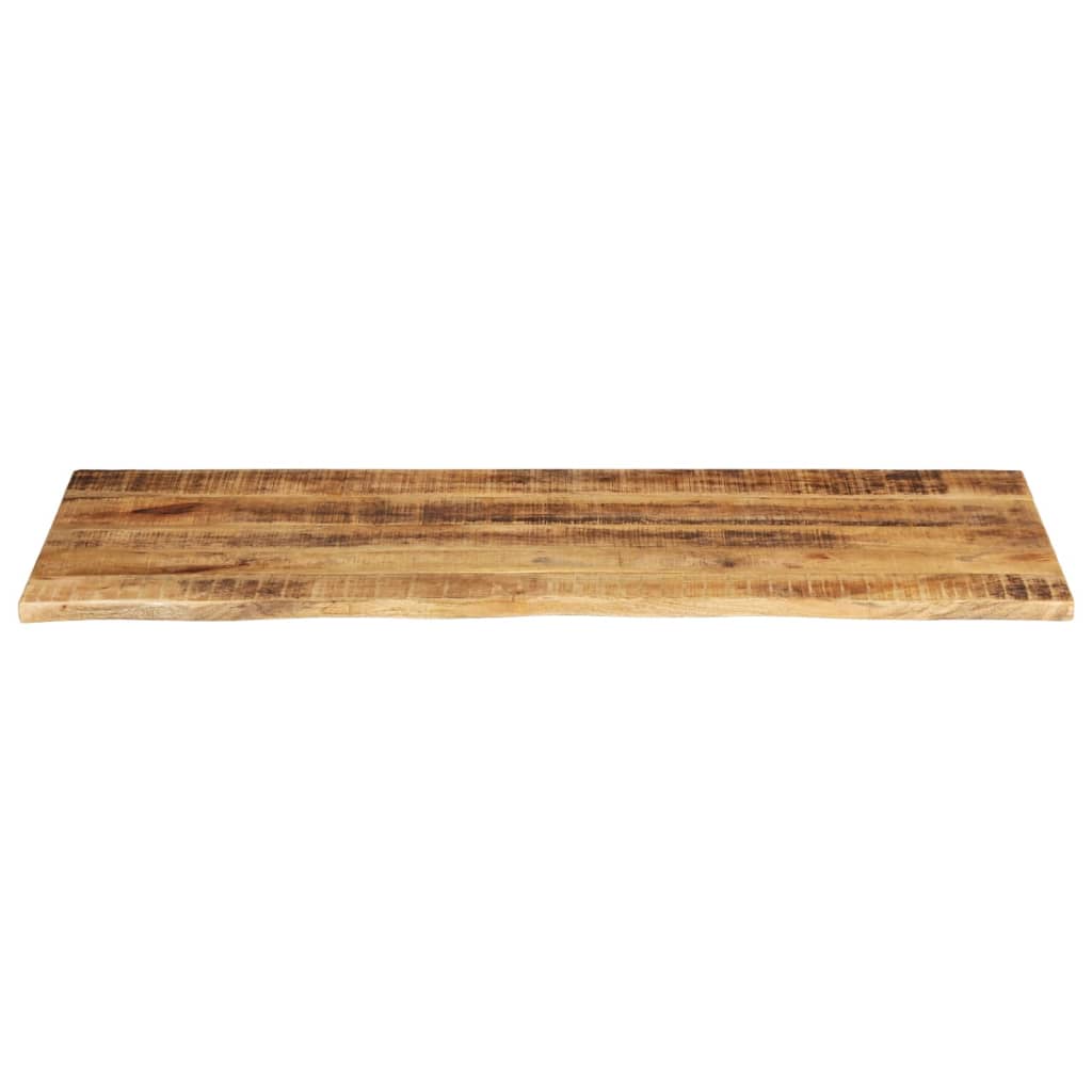 vidaXL Blat stołu, 140x60x2,5 cm, naturalna krawędź, drewno mango