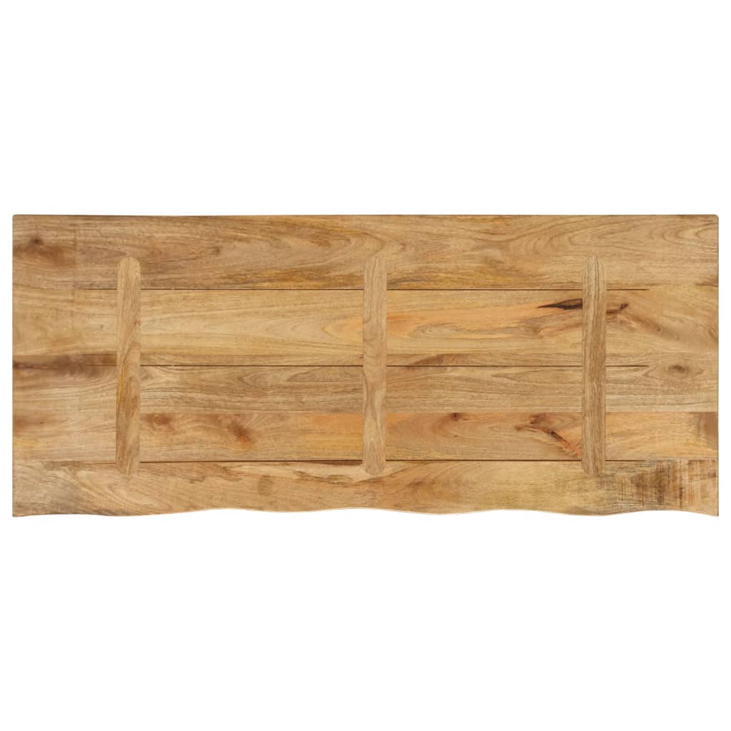 vidaXL Blat stołu, 140x60x2,5 cm, naturalna krawędź, drewno mango