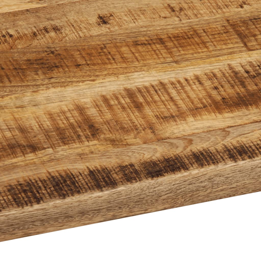 vidaXL Blat stołu, 90x80x2,5cm, naturalna krawędź, surowe drewno mango