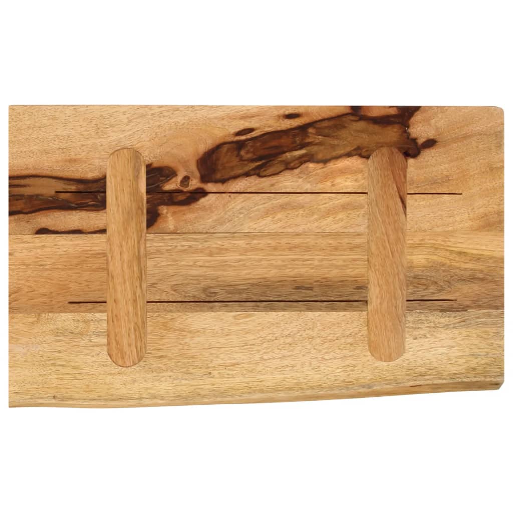 vidaXL Blat stołu, 50x20x3,8cm, naturalna krawędź, surowe drewno mango