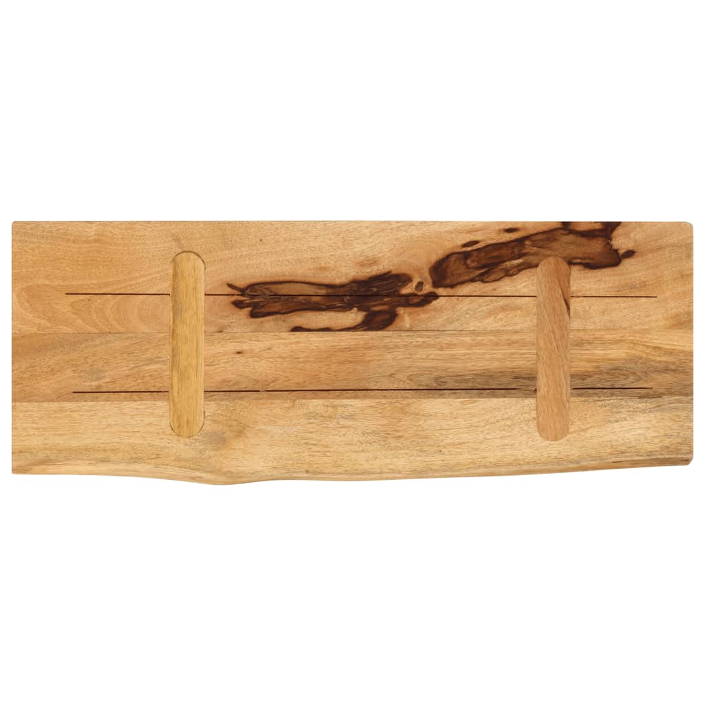 vidaXL Blat stołu, 80x20x3,8cm, naturalna krawędź, surowe drewno mango