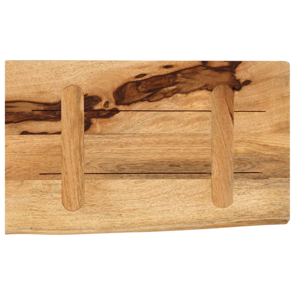 vidaXL Blat stołu, 40x30x3,8cm, naturalna krawędź, surowe drewno mango
