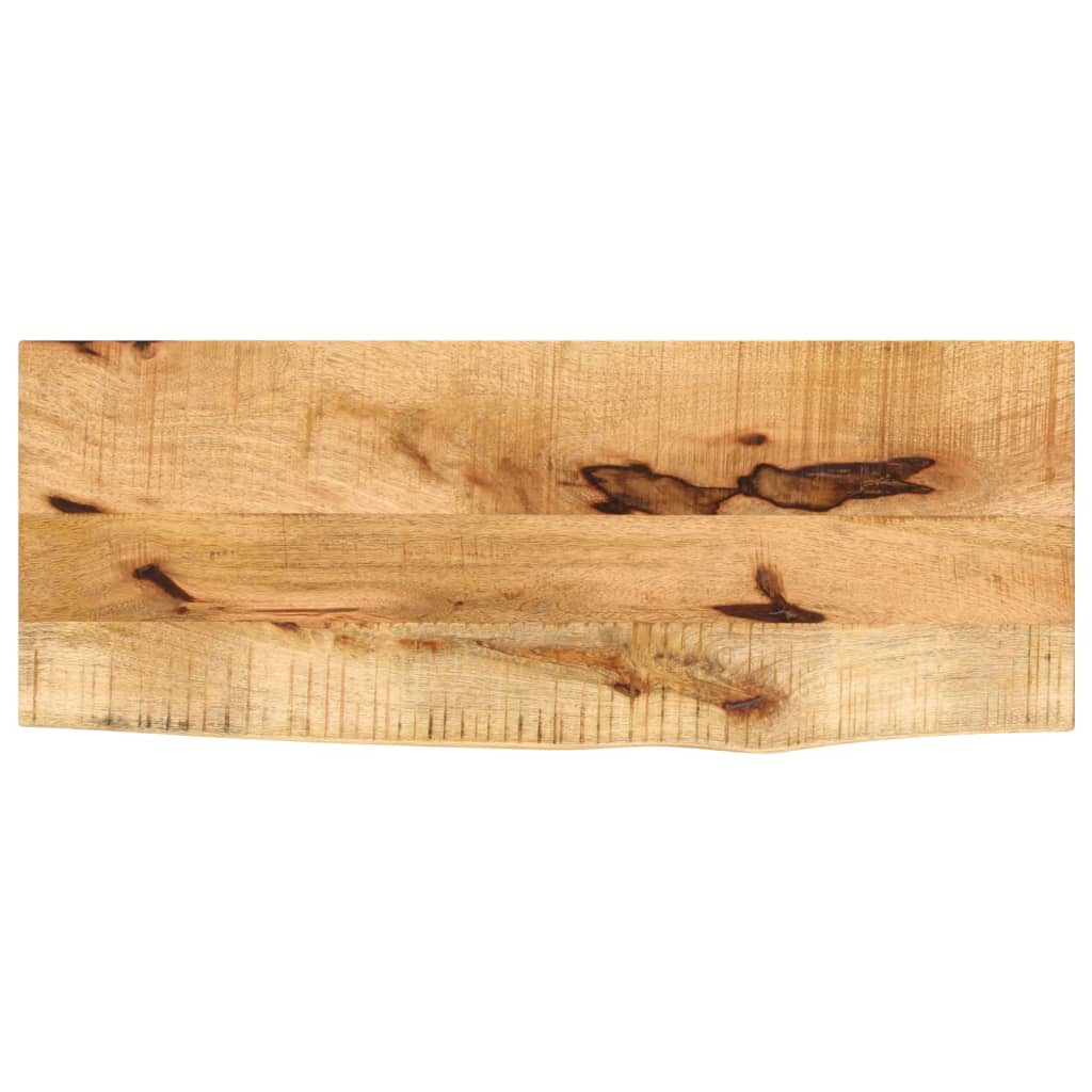vidaXL Blat stołu, 80x30x3,8cm, naturalna krawędź surowe drewno mango