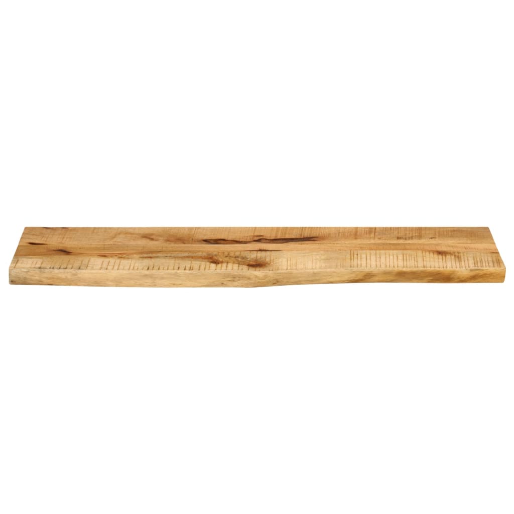 vidaXL Blat stołu, 110x30x3,8 cm, naturalna krawędź, drewno mango