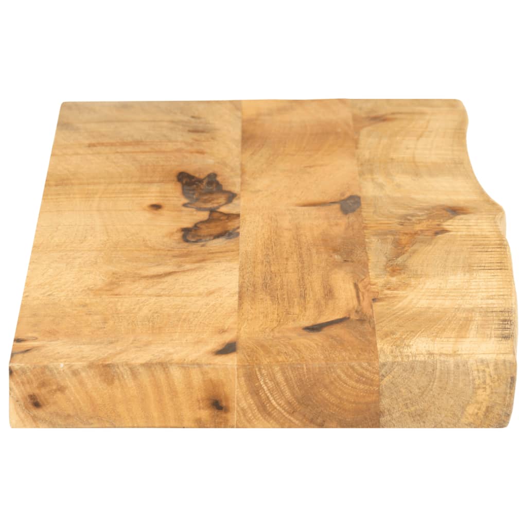 vidaXL Blat stołu, 110x30x3,8 cm, naturalna krawędź, drewno mango