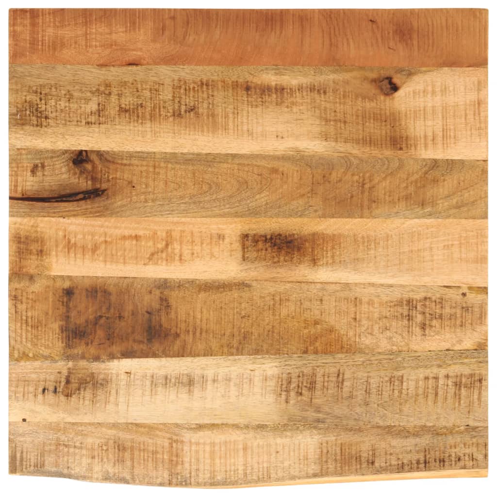 vidaXL Blat stołu, 40x40x3,8 cm, naturalna krawędź, drewno mango