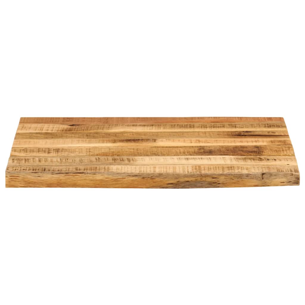 vidaXL Blat stołu, 40x40x3,8 cm, naturalna krawędź, drewno mango